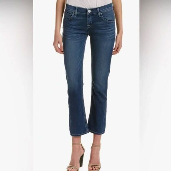 Hudson Jeans Denim - HUDSON Jeans Bailee MidRise‎ Crop Baby Boot Bootcut Jeans Size 28 Dark Wash